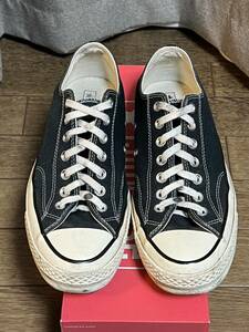 コンバース オールスター チャック テイラー CTAS 70 OX US8.5 27cm 箱付き Converse All Star Chuck Taylor Ct70 Ox Black Egret 144757C