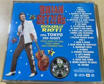 送料無料 Brian Setzer's Rockabilly Riot (2CD＋ボーナス) 2016 Tokyo 2nd Night_画像2