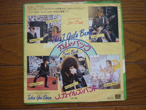 J.ガイルズ・バンド　カム・バック　7インチ　ep　　j.geils band / come back / 7inch