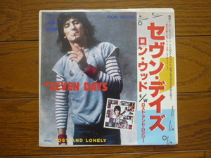 ロン・ウッド　セヴン・デイズ　7インチ　ep　　ron wood / seven days / 7inch