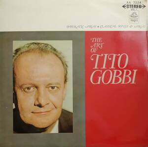 初期LP盤 ティト・ゴッビ/アルベルト・エレーデ/Philharmonia　The Art of Tito Gobbi