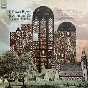 LP盤 パワー・ビッグス(トーマス教会オルガン）　Bach「トッカータとフーガ」K565～「パッサカリアとフーガ」K582