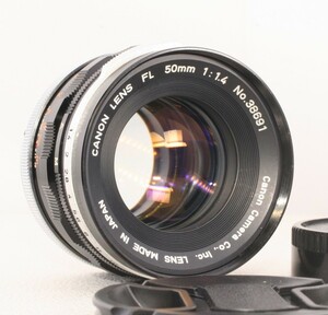 ★美品【修理・整備/試写済/完動品】Canon FL 50mm f1.4 