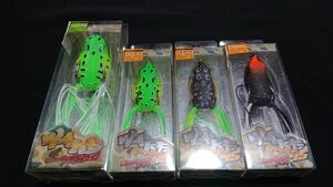 Solfiesta ウェイク 55 ウェイク バンビーニ 45 フロッグ 4個セット 新品1 WAKE FROG ライギョ 雷魚 鯰 なまず ナマズ