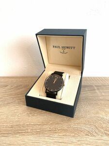 PAUL HEWITT Sailor Line ブラックサンレイ/ブラックメッシュ(39mm) メンズ腕時計