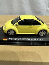 y032304f Delprado(デルプラド）1/43　ダイキャストミニカー　VOLKSWAGEN NEW BEETLE 現状品 1点物★同梱不可