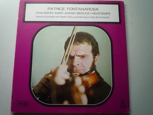 RA35 仏DECCA盤LP ヴァイオリンと管弦楽作品 ショーソン/詩曲他 フォンタナローサ/フロマン