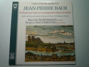 RA52 伊ARION盤LP バウアー/ハープとクラヴサンのソナタ集6曲 ノルドマン/オドブール