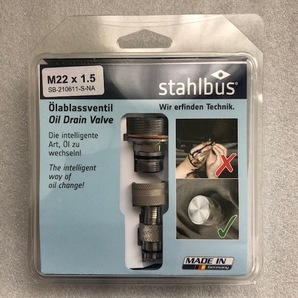 MV AGUSTA用 STAHLBUS エンジンオイル簡易交換ドレインボルト (M22x1.5)