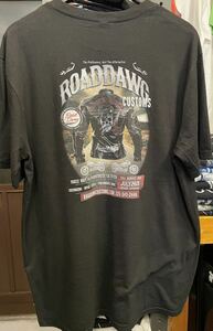 ★USA古着　スカル　髑髏　バイカー　革ジャン バックプリント　Tシャツ 黒　BLACK 2XL 大きいサイズ