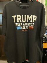 ★USA古着　大統領　トランプ　TRUMP モチーフ　Tシャツ 黒　BLACK 2XL程度　大きいサイズ_画像1