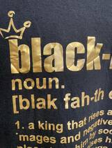 ★USA古着　英字　銀字プリント　メッセージ系　Tシャツ 黒　BLACK GILDAN 2XL 大きいサイズ_画像3