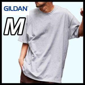 【新品未使用】ギルダン 6oz ウルトラコットン 無地 半袖Tシャツ グレー M サイズ GILDAN クルーネック