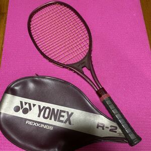 ◆YONEX REXKINGS(R-2) アルミ合金製テニスラケット 1980年代全盛期 USED品◆レア出品 アンティークコレクションに