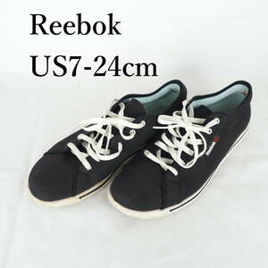 LK9225*Reebok* Reebok * lady's sneakers *US7-24cm* black *