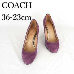 LK9347*COACH*コーチ*レディースパンプス*36-23cm*パープル