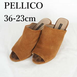 LK9357*PELLICO*ペリーコ*Lレディースサンダル*36-23cm*茶