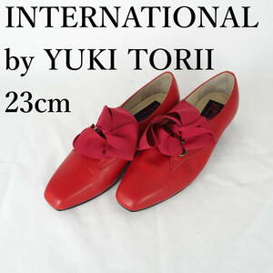 LK9806*INTERNATIONAL by YUKI TORII*ユキトリイインターナショナル*レディースフラットシューズ*23cm*赤*