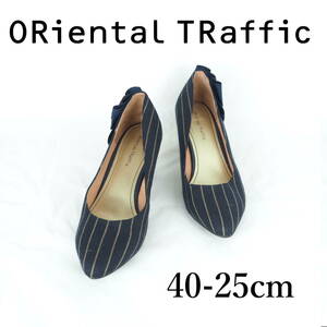 LK9986*ORiental TRaffic*olientaru трафик * женский туфли-лодочки *40-25cm* темно синий 