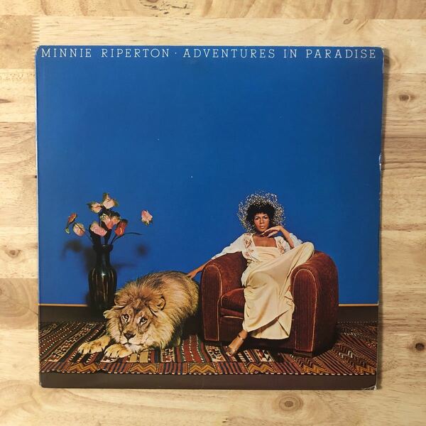 LP MINNIE RIPERTON/ADVENTURES IN PARADISE[USオリジナル:初年度'75年PRESS:mastered DOUG SAX:JOE SAMPLE,LARRY CARLTON,JIM GORDON参加]