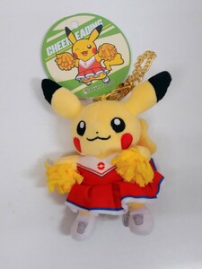 2020年 ポケモンセンター限定マスコットぬいぐるみ Pokmon SPORTS チアリーディング ピカチュウ タグ付き ポケットモンスタードール人形