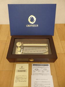 T200-5.6) ORPHEUS / オルフェウス オルゴール　雪の華 (3parts)　72NOTE　EX-358-K　美品　保証期間内