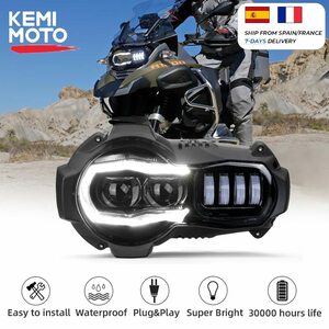 BMW R1200 GS 2004-2013 LC R アドベンチャー LED ヘッドライト アセンブリ ランプ アクセサリー バイク カスタム