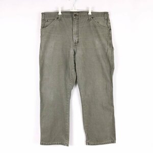 ディッキーズ ワークパンツ ペインターパンツ ロゴ ボトムス コットン100% 大きいサイズ メンズ 40×30サイズ グレー Dickies