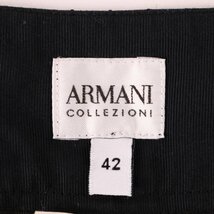 アルマーニコレッツォーニ ロングパンツ ストライプ ストレート ボトムス ストレッチ レディース 42サイズ ブラック ARMANI COLLEZIONI_画像2