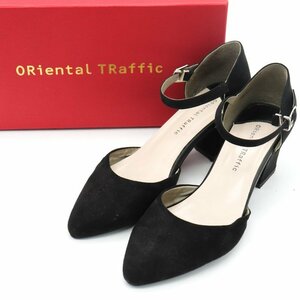 オリエンタルトラフィック セパレートパンプス ストラップ フォーマル シューズ 靴 黒 レディース 36サイズ ブラック Oriental Traffic