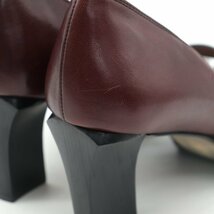 ラボキゴシワークス ストラップパンプス ハイヒール 本革レザー 日本製 シューズ 靴 レディース 26cmサイズ ワインレッド RABOKIGOSHI_画像6