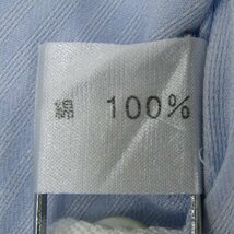 ファミリア 長袖シャツ クレリックシャツ 胸ポケット コットン100% トップス キッズ 男の子用 120サイズ ブルー Familiar_画像5