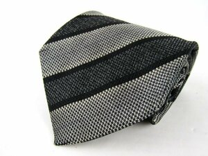  Missoni brand necktie stripe pattern silk Italy cloth men's black Missoni