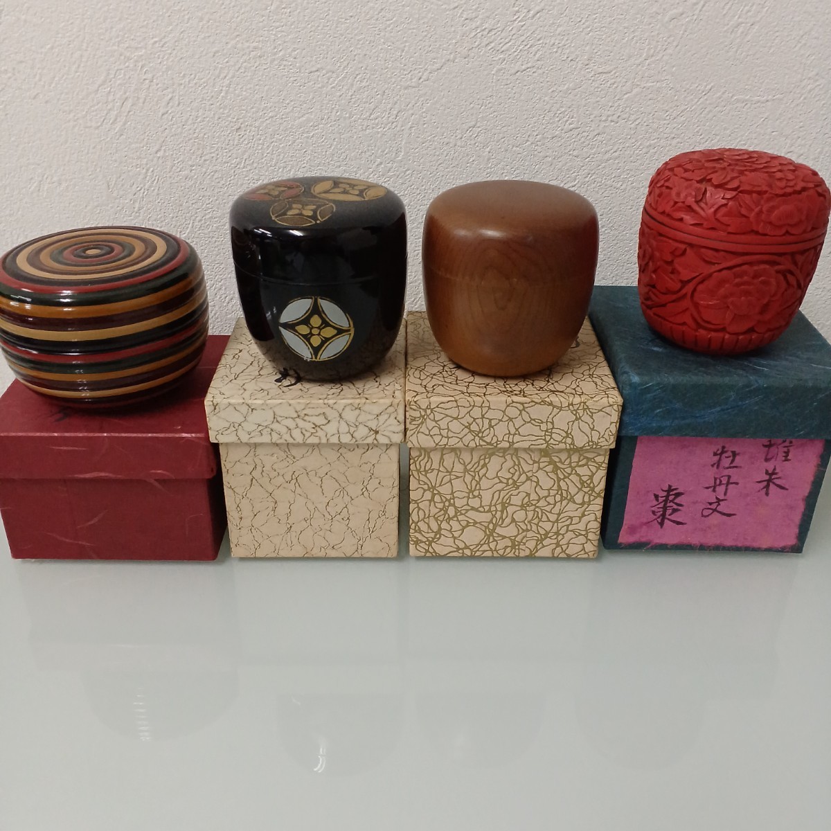 ヤフオク! -「茶道具 棗 堆朱」(漆芸) (工芸品)の落札相場・落札価格