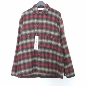 定価79200円 未使用 NICENESS 22AW HAMMOND W SILK カデットブルゾン レッド Mサイズ NN-BR05F22 ナイスネス