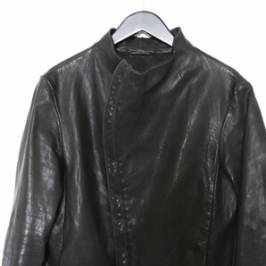 INCARNATION HORSE LEATHER RIDERS JACKET Mサイズ ブラック インカネーション ホースレザーライダースジャケットの画像3