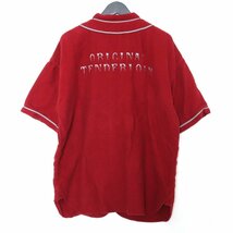 TENDERLOIN 21SS BASEBALL SHT ベースボールシャツ レッド Mサイズ テンダーロイン 半袖シャツ_画像2