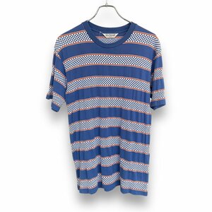 COOTIE ボーダー Tシャツ サイズM ブルー クーティー 半袖カットソー
