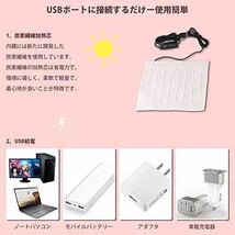 足温器 フットウォーマー フットヒーター 電気足温器 3段階温度調節 タイマー機能 急速充電 ヒーター速暖 繰り返し使用可 手足の冷え対策_画像3