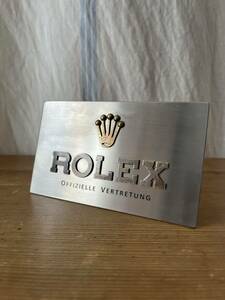 Rolex Rolex display Vintage plate Switzerland made store for German shop display vintage sign plate swiss made