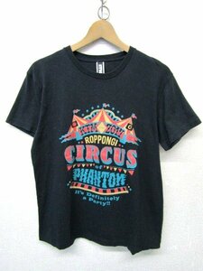 V1856：KTM ケツメイシ 2017 ROPPONGI CIRCUS PHANTOM 半袖Tシャツ 半袖カットソー 黒 S ライブグッズ:35