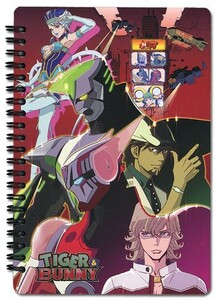 TIGER & BUNNY スーパーヒーロー (NEXT) 14×22cm ノートブック グッズ 北米版