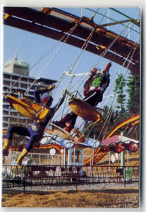 ◆防水対策 厚紙補強 カルビー 仮面ライダーチップスカード（2003 復刻版） 521番 ブランコでサーカス攻撃 即決