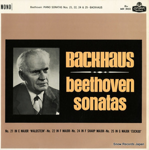 ウィルヘルム・バックハウス ベートーヴェン：ピアノ・ソナタ MH5102