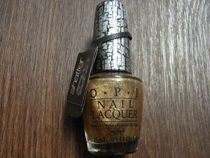 送料無料●在庫わずか●新品●OPI●E60 ゴールドシャッター　　クラック ひび割れ　　補償付き