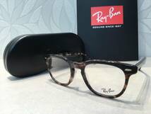 【新品】RayBan レイバン HAWKEYE RB5398F 8284 メガネフレーム ピンクブラウン☆未使用_画像1