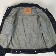 【美品】LEVI'S リーバイス 557 71557-02 3rd BIG'E' 香港製 97年 復刻 ジージャン サイズ34 デニム ジャケット Gジャン IRREGULARスタンプ_画像8