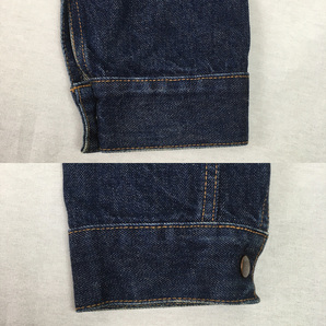 Wrangler ラングラー 11MJZ 復刻 M4759-00 Mサイズ 日本製 ジージャン 14oz デニム ジャケット Gジャン ジップアップの画像6