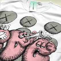 XL 新品 2021AW コムデギャルソンシャツ カウズ KAWS コラボ 半袖 Tシャツ X メンズ Comme des Garcons Shirt FH-T003 ランウェイモデル_画像4