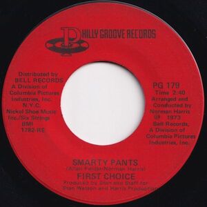 First Choice Smarty Pants / One Step Away Philly Groove US PG 179 202653 SOUL DISCO ソウル ディスコ レコード 7インチ 45